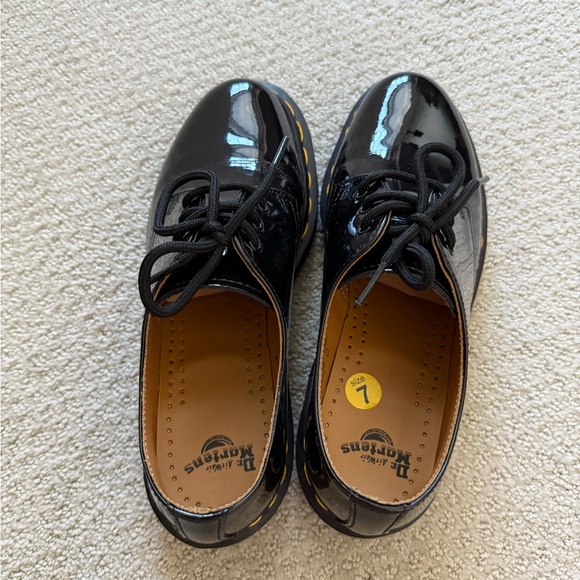 Dr. Martens Black Patent Leather Oxford Shoes - Picture 7 of 8
